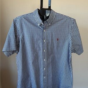 Polo Ralph Lauren Navy and White Checkered Shirt